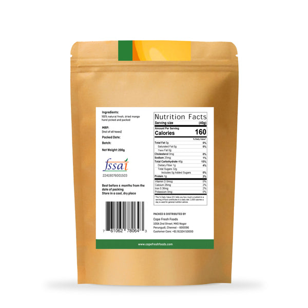 Cape Fresh Dried Mango Dried 200g