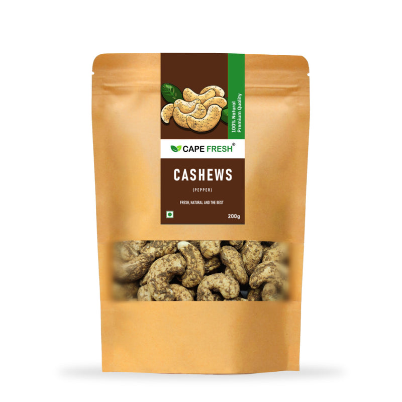 Cape Fresh Roasted Cashews Pepper 200g