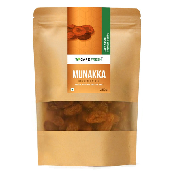 Cape Fresh Munakka (Golden Raisins With Seed) 250g